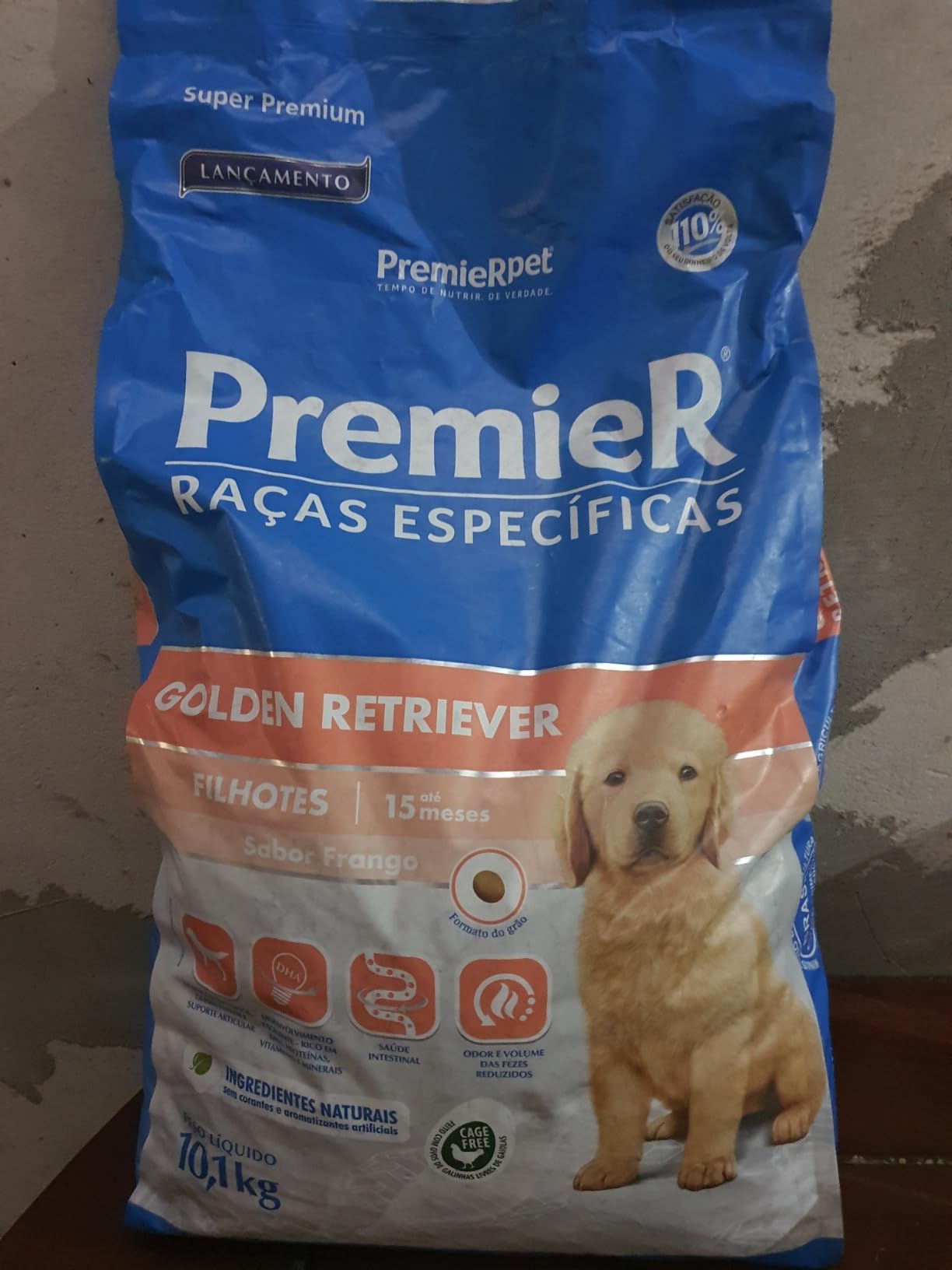Ração Premier Raças Específicas Golden Retriever Filhotes Sabor Frango ...