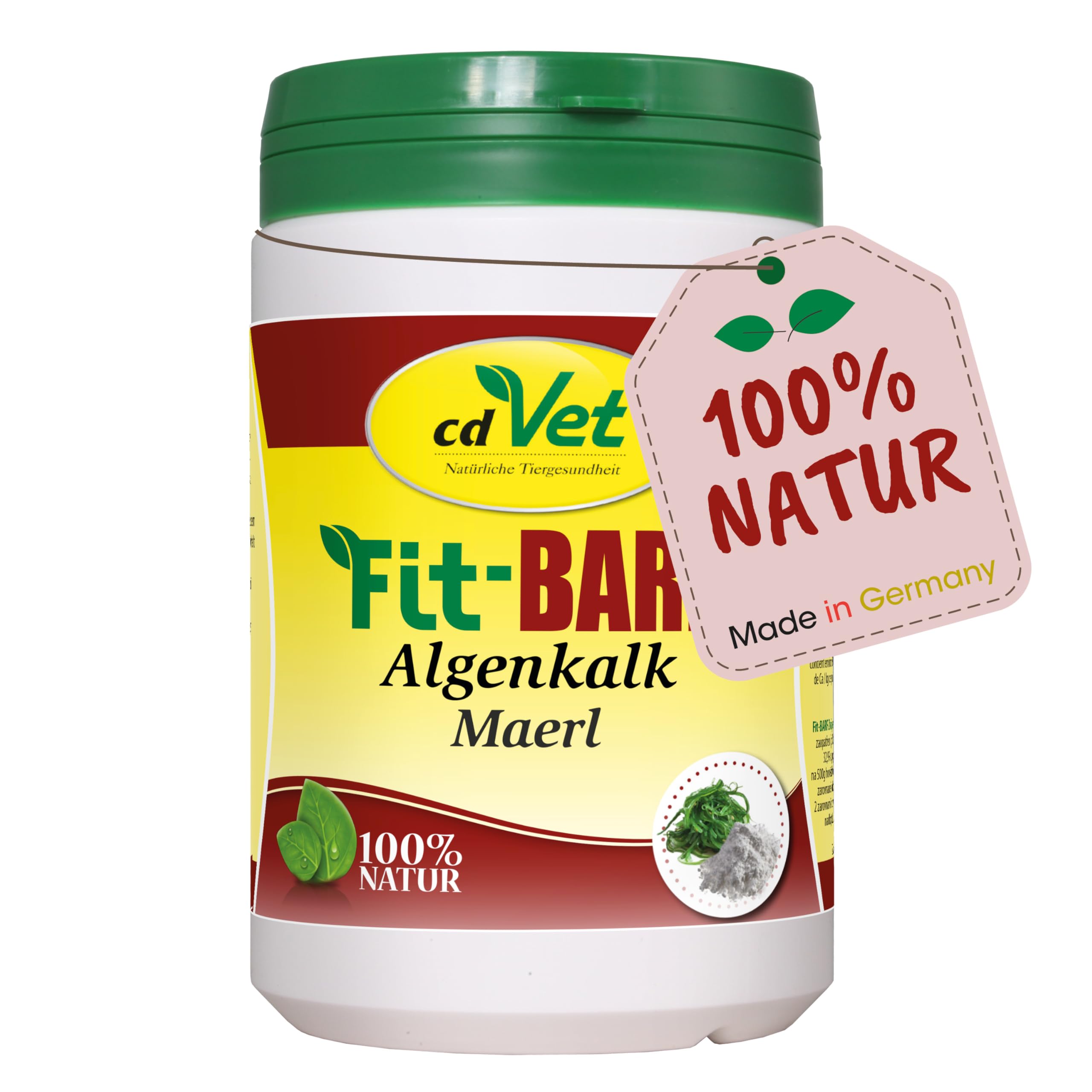 cdVet Naturprodukte Fit-BARF Algenkalk 850 g – Algenkalk
