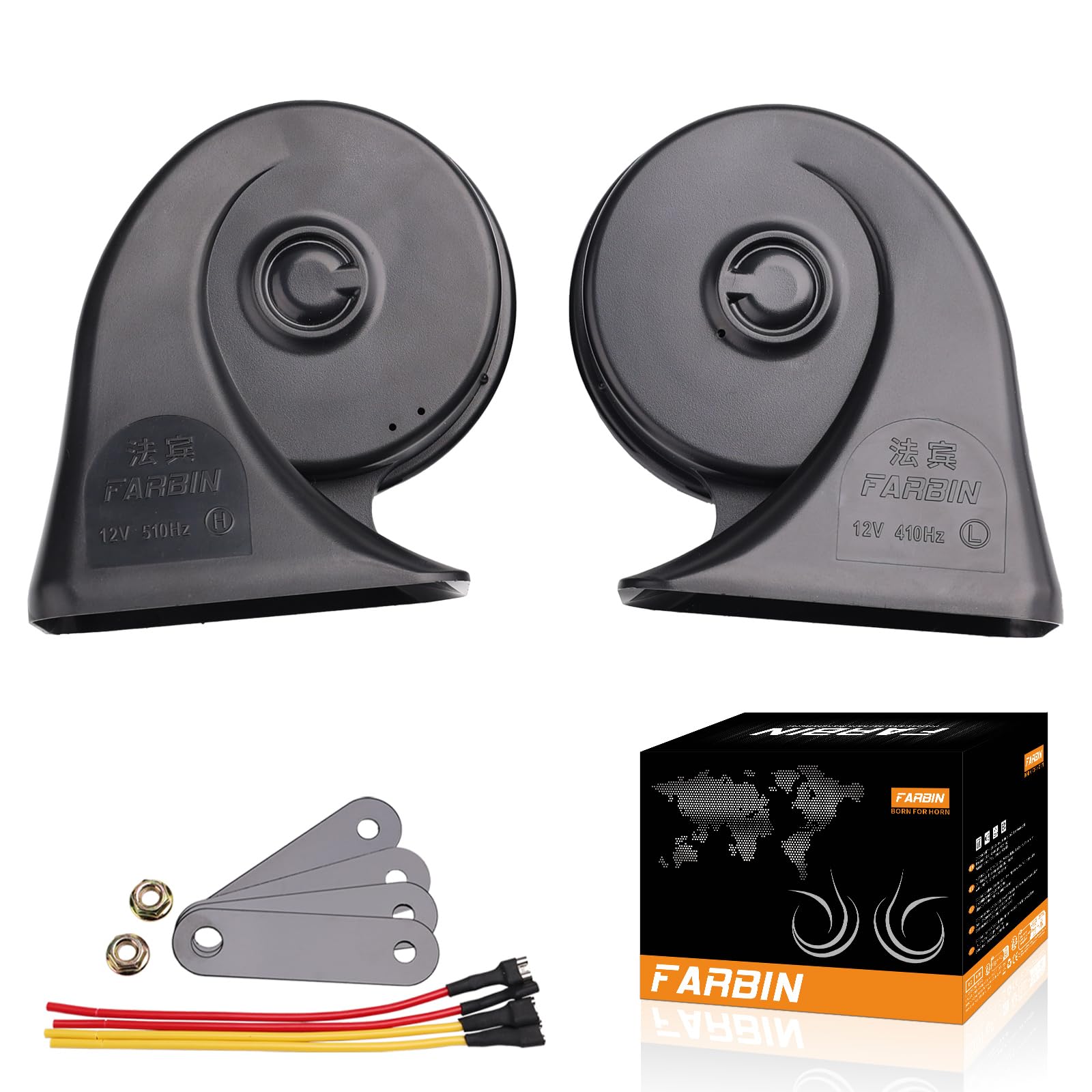 Elektrische hoorn 12 V Nieuwe Luid Luchthoorn Set Dual Tone Auto Fiets