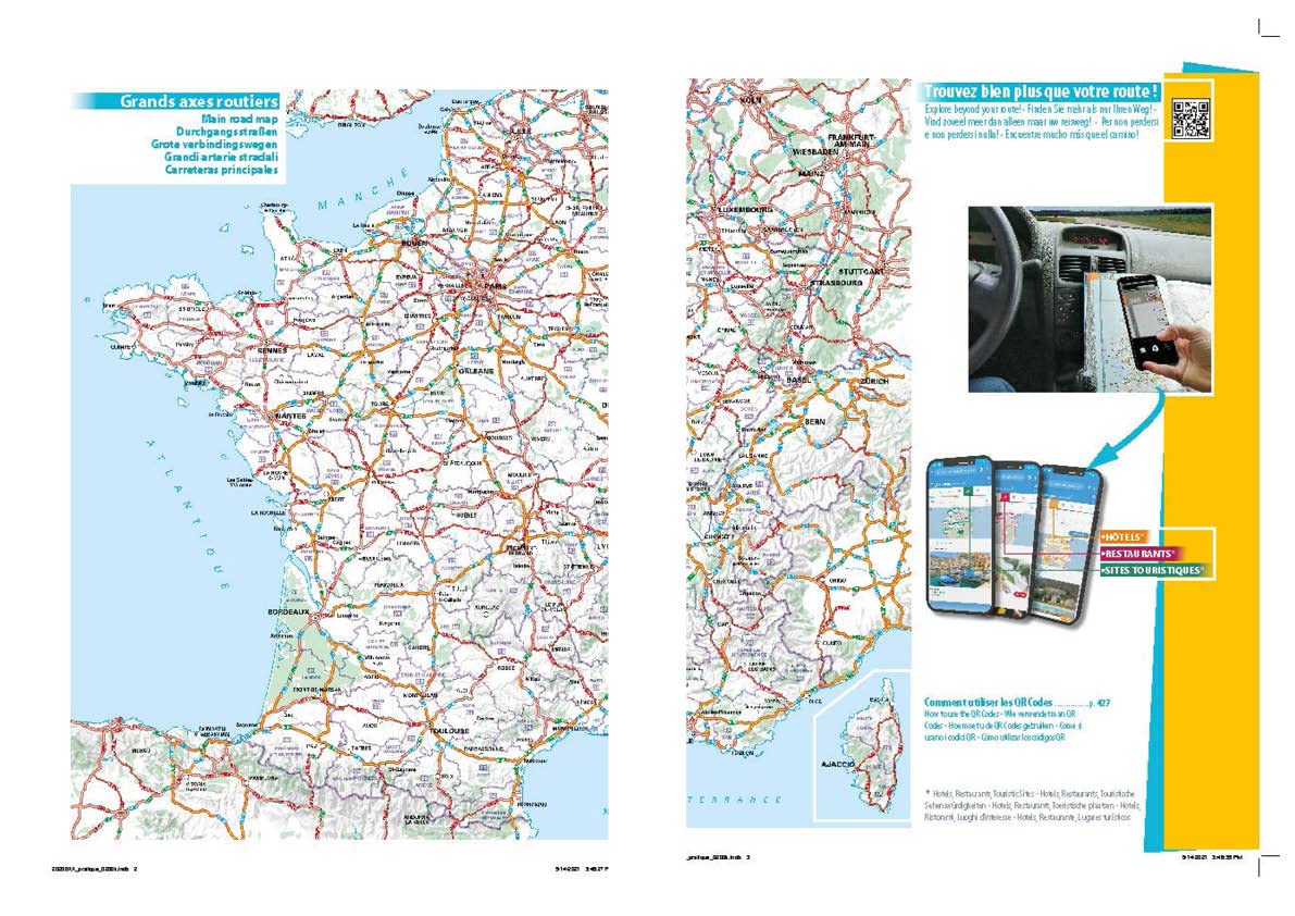 France 2022 - Tourist & Motoring Atlas Multi-flex: atlas routier et touristique = tourist and motoring atlas = Strassen- und Reiseatlas = toeristische ... e turistico = atlas de carreteras y turístico