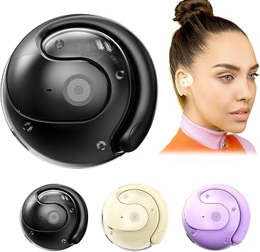 Language Translator Earbuds, Audifonos Traductores en Tiempo Real, Support 75 Languages Earphone Wireless Bluetooth Black