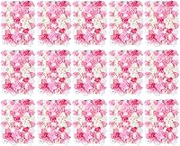 Vista 41 de Arreglo de flores artificiales para decoración de paredes; paneles decorativos con hortensias artificiales para el hogar, fiestas, bodas, Navidad