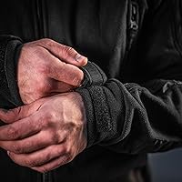 Vista 9 de M-Tac Chaqueta de forro polar militar para hombre, sudadera de supervivencia