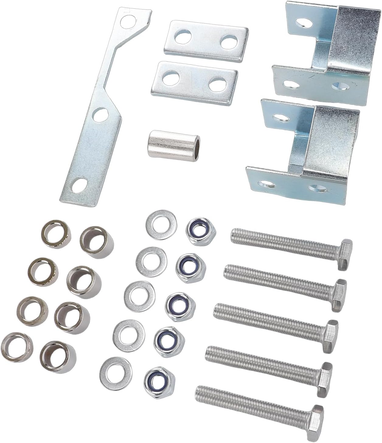 Fabater 2 Inch Front Rear ATV Lift Kit, Heavy Duty Alloy Steel Lift Bracket Kit with Silver Surface, Replacement for Recon 250 1997-2020
