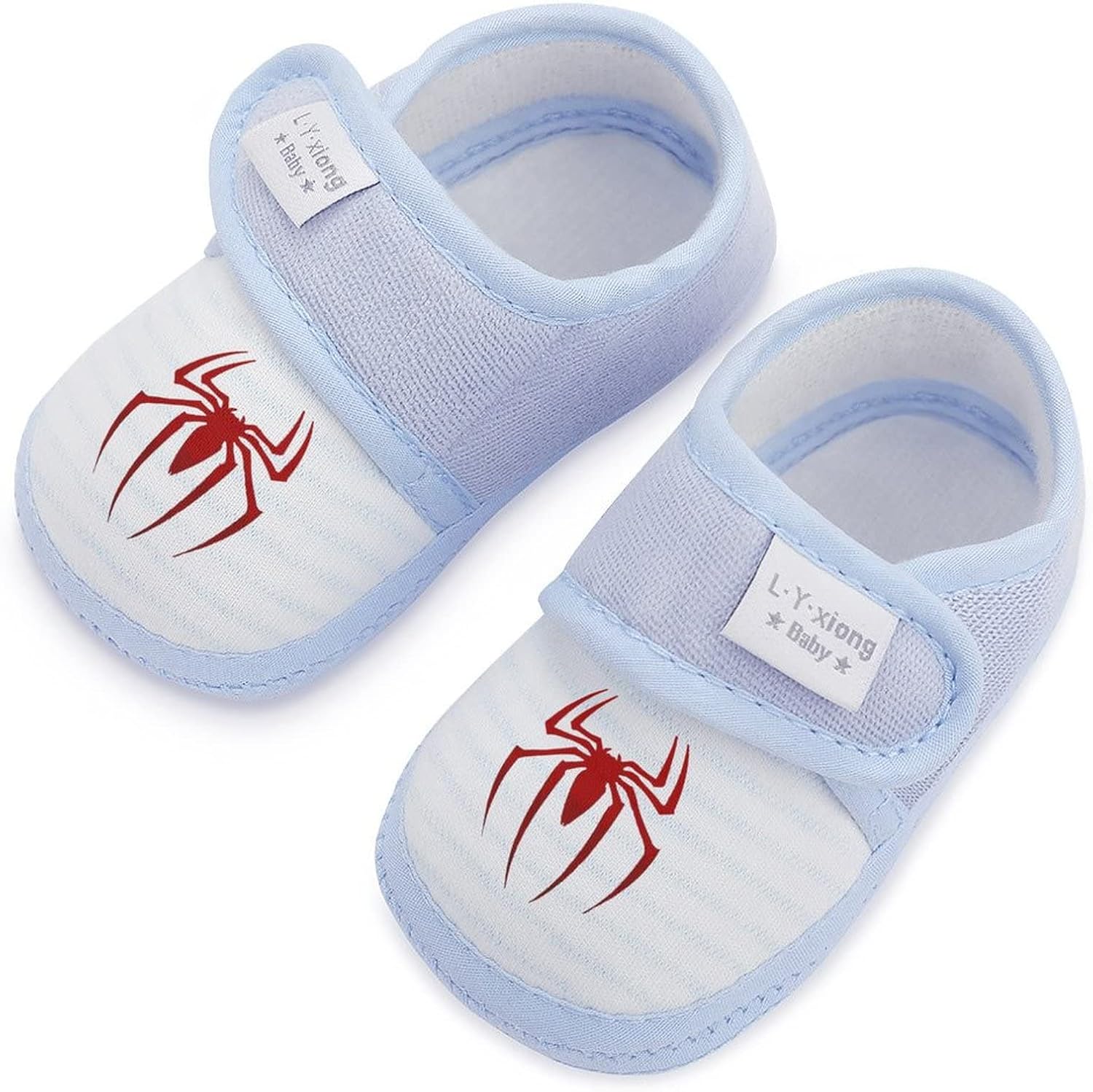 ベビーシューズ ファーストシューズ スパイダーマン ベビー靴 ルームシューズ キッズ シューズ 靴 歩行練習 子供靴 男の子 幼児 生後9 12ヶ月の赤ちゃん 滑り止め 柔らかく 軽量 ギフト マジックテープ 出産祝い 女の子 激安特価品