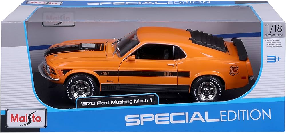 1:18Se 1970 Ford Mustang Mach 1 : Amazon.in: Toys & Games