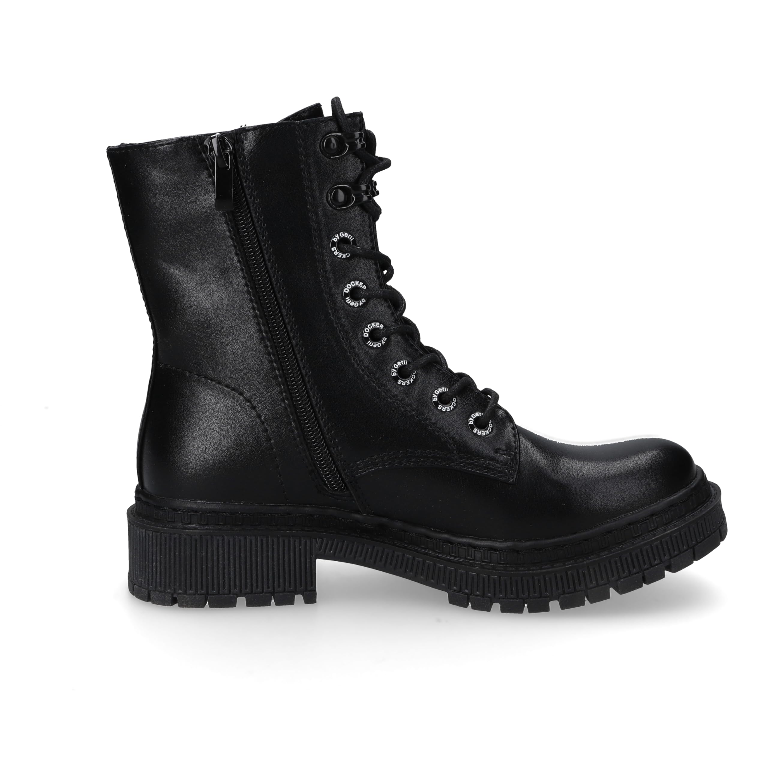 Dockers by Gerli Damen Erwachsene Schnür-Stiefeletten 57BI201 Weite normal Reißverschluss