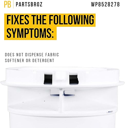 Miniatura 3 de WP8528278 Dispensador de suavizante de tela para lavadora - Sustituye a AP6012876 8528278 961873 PS11746095