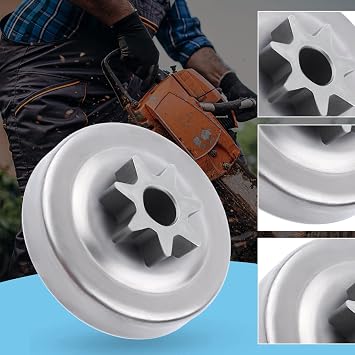 Adefol Chainsaw 3/8 -7T Spur Clutch Drum Sprocket Bearing 5pcs Kit For Stihl MS391 MS311 Replacement Parts with Needle Bearing Clutch Washer E-clip | Chain Drive Sprocket Clutch Kit For Stihl 029 MS290 MS310 039 MS390 034 036 MS360 Chainsaw Parts Needle Bearing Washer E-Clip