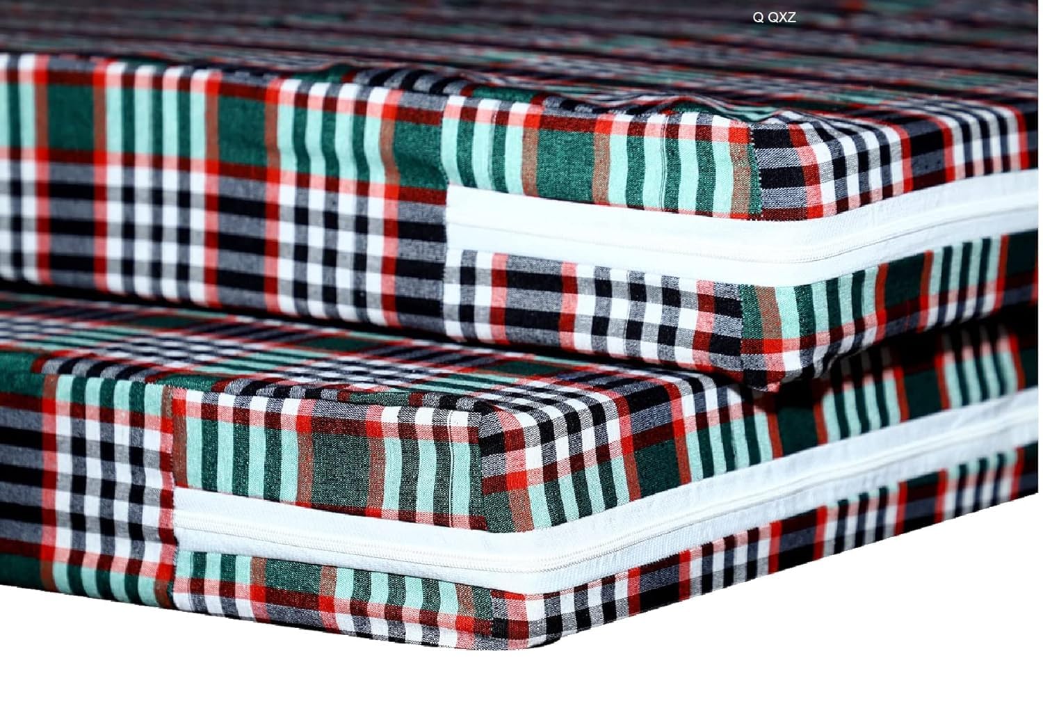 MS Cotton Mattress Cover for Double Bed with Zip/Chain Set of 1 Multicolour, Foldable Checked Gadda Cover for Flour Single Bed Mattress Cover in Good Material (72X36) (B0D7HDBR5Q) Amazon Price History, Amazon Price Tracker