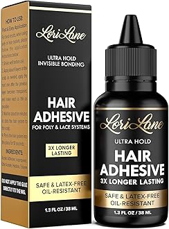 Wig Glue for Front Lace Wig - Waterproof Lace Glue - Latex-Free and Oil-Resis...