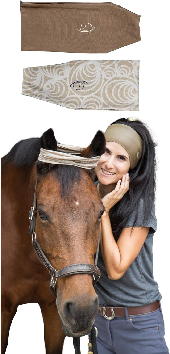 Headbands for Women and Girls 4 PCS Bundle with Best Colors Now Available as One. Brown, Tan, Black, Silver