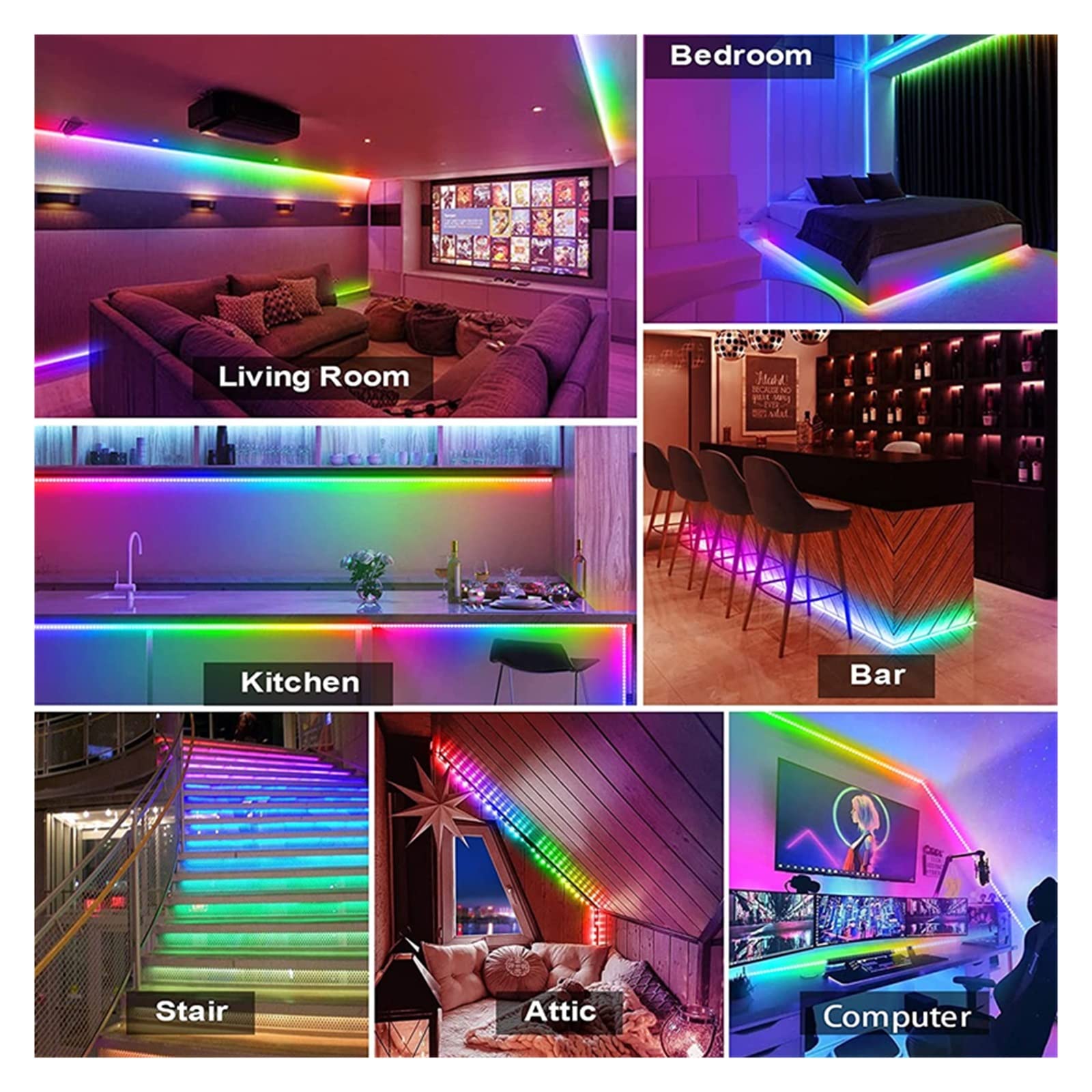 Striscia LED WS2812B Dream Color 1M-30M USB Bluetooth Control SMD 5050 RGB Tape Diodo Nastro Flessibile Retroilluminazione TV Luces Luz (5050 3 tasti, 5 M)