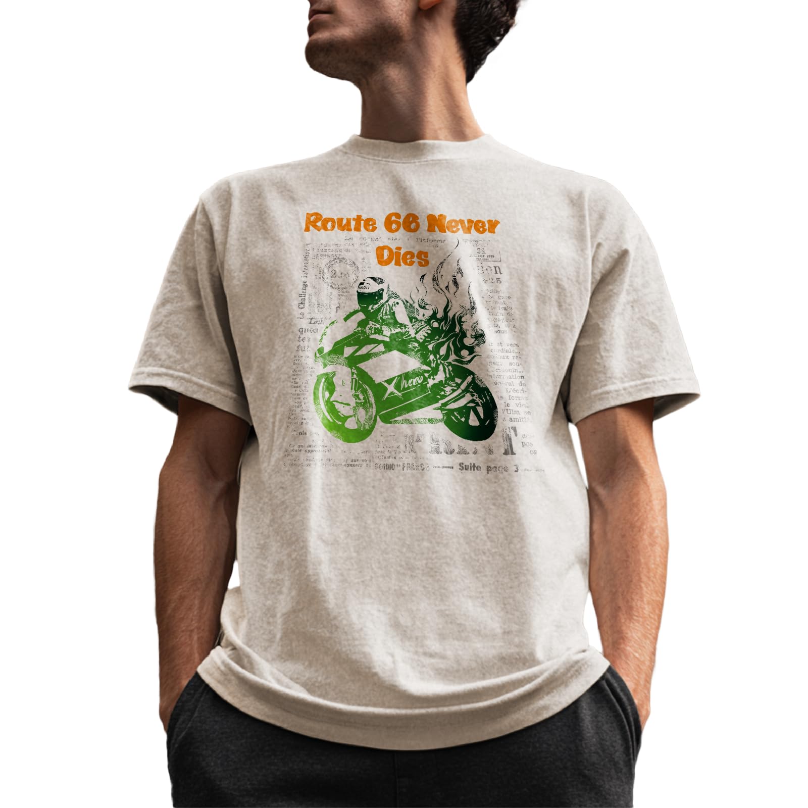 Mens Tshirt Cotton Acid Washed Oversized Breathable 2026 Summer Gym Street Casual Mens Clothing
