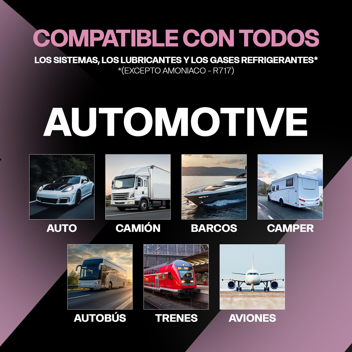 ERRECOM Extreme Ultra - 6 x 6 ml, Sellador de Fugas para Sistemas de Aire Acondicionado de Automóviles, incluye les adaptadores R134a y R1234yf