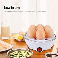 Vista 5 de Cocedor de huevos, máquina de caldera de huevos, olla de huevos hervidos, vapor de huevos, caldera eléctrica de huevos multifuncional, mini cocina