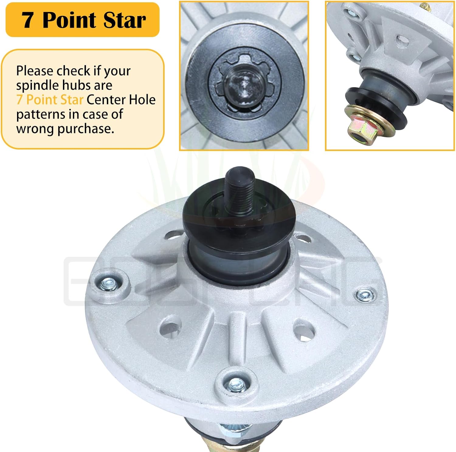 2 Pack AM143469 Spindle Assembly Replaces John Deere AM143469 Spindle Assembly John Deere AM136733 Spindle Assembly AM134292 for John Deere Z225 Spindle John Deere X300 Spindle