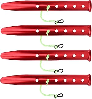 Estacas Estacas Em Forma de U Estacas Estacas de Liga de Alumínio Estacas, 4 Peças Estacas de Estacas de Liga de Alumínio à Prova de Vento Em Forma de U Unhas de Lama de Neve