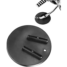Motorcycle Kickstand Pad,Car Accessories Black Round Motorcycle Kickstand Plate,Kick Stand Pad Automotive Replacement,Suitable for All Motorcycles Off-Road Vehicles with Side Stands