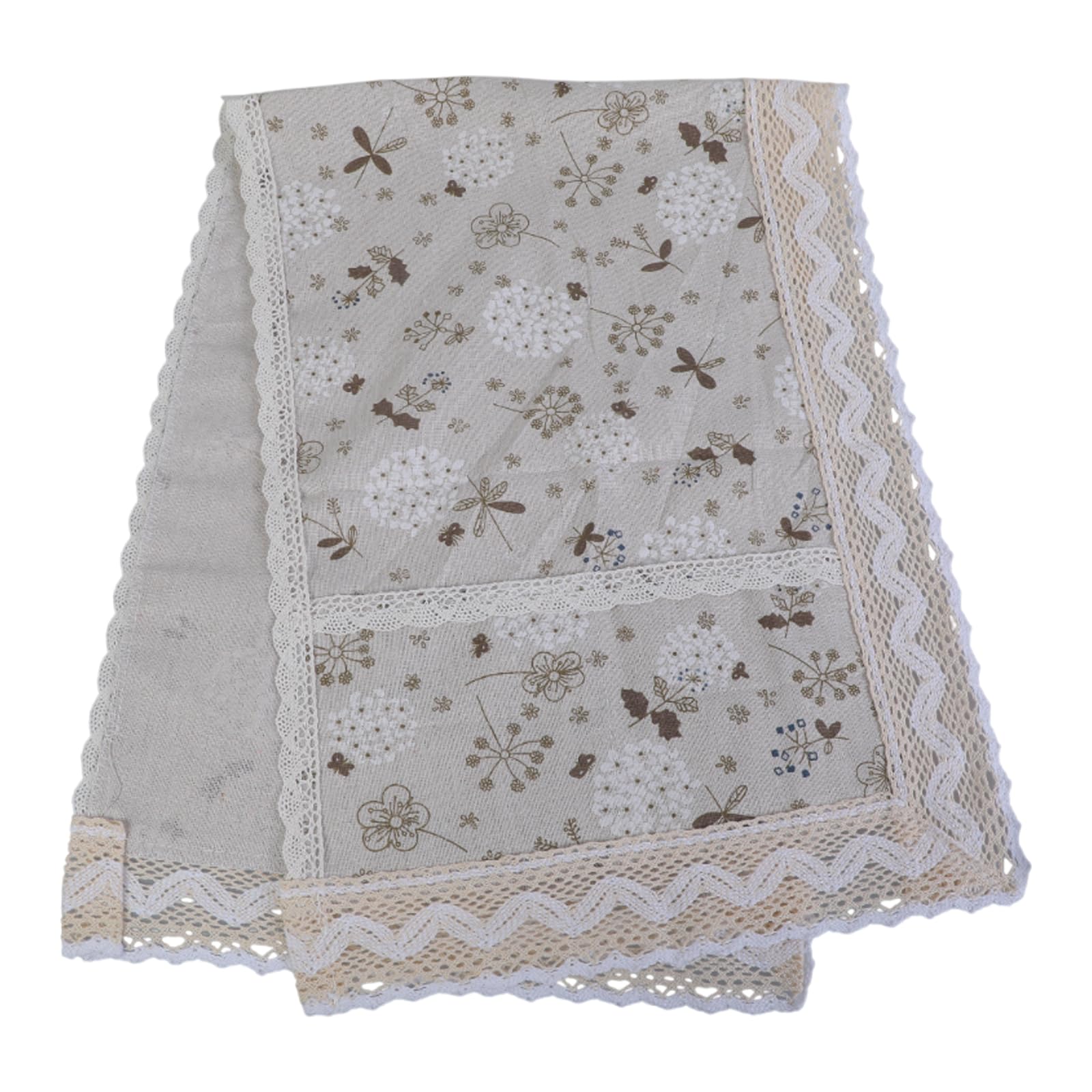 YWLUUOO Durability Linen Microwave Covers Microwave Protects From Greases Enhances Kitchen Aesthetic 39.37x13.78inch Kitchen Appliance Protectors