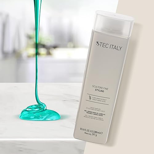 Miniatura 3 de Tec Italy Scultore Fine Liquid Styling Gel 10.1 fl oz  Gel para el cabello definidor de rizos  Añade textura, brillo y agarre flexible para rizos