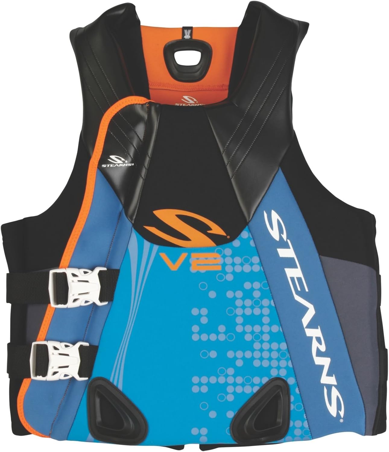 Stearns Men's V2 Series Comfortable Boating Life Vest, USCG Approved Type III Life Jacket with Sculpted Back & Increased Flexibility; Great for Boating, Watersports, & More