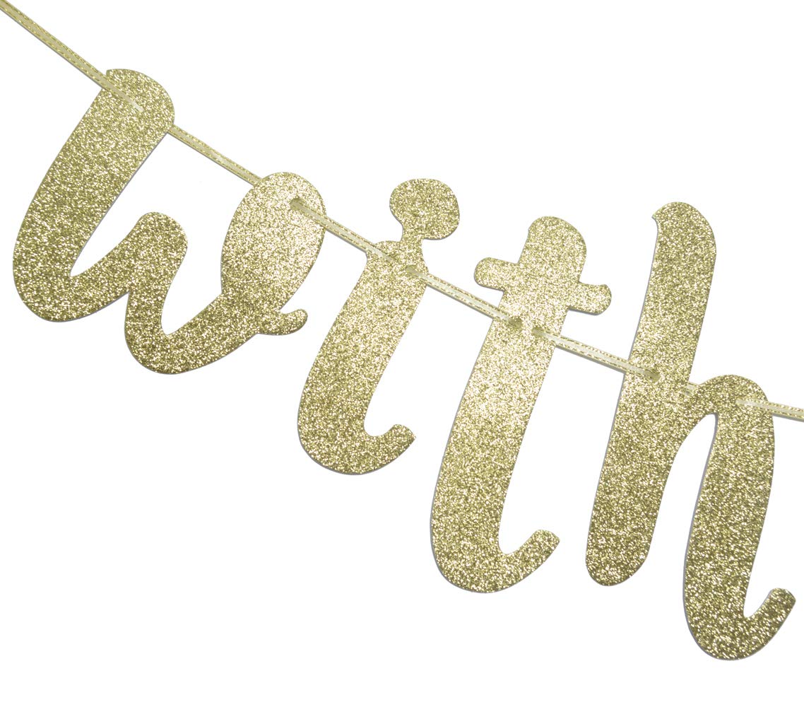 FOZEE Gold Glitter Banner 'My Woes' - Dra Produktbild-Vorschau 4