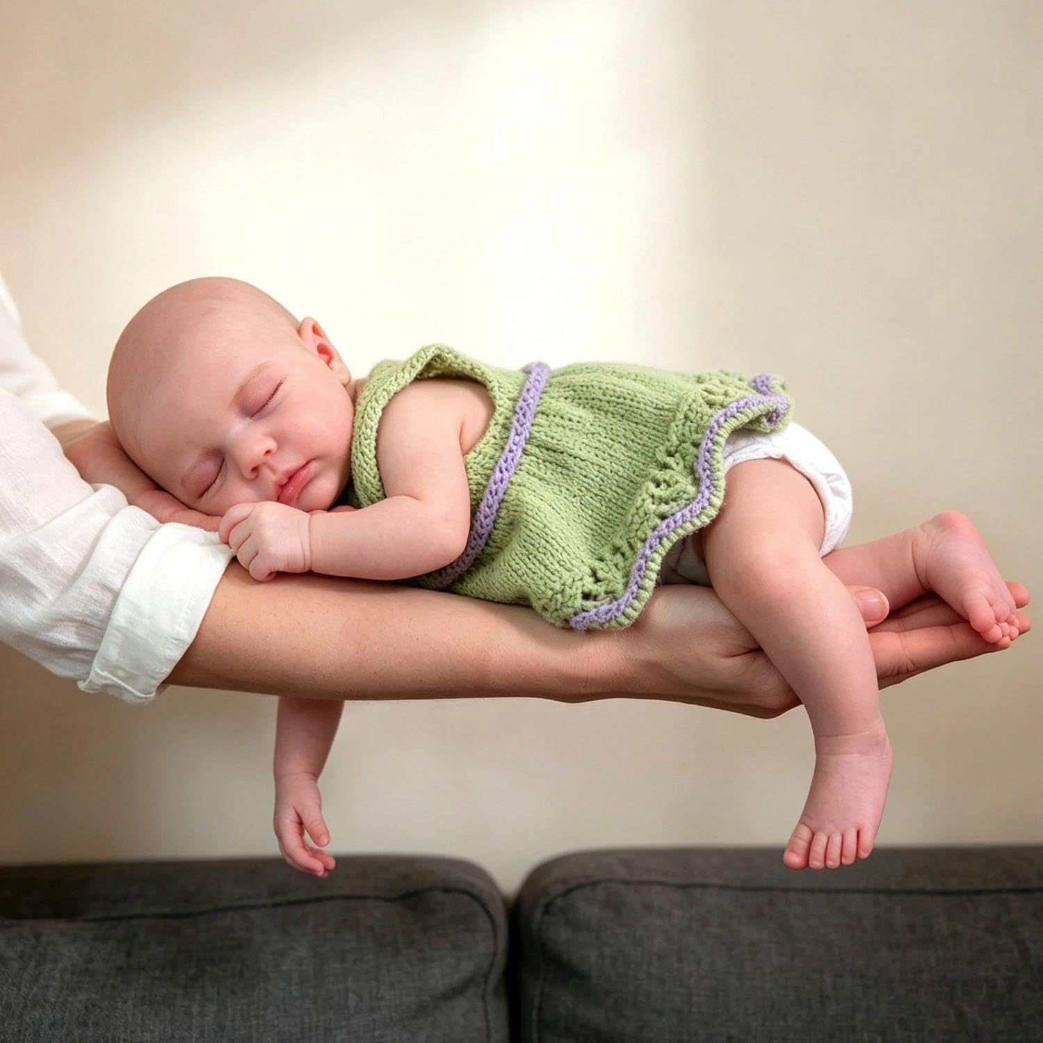 Anano Reborn Baby Vollsilikon Lebensecht 30CM Reborn Puppe Mädchen | Reborn Baby Mädchen, Silikon Baby Mädchen Reborn Puppen Lebensecht Babypuppen Wie Echt Lebensechte Puppen Vollsilikon Baby