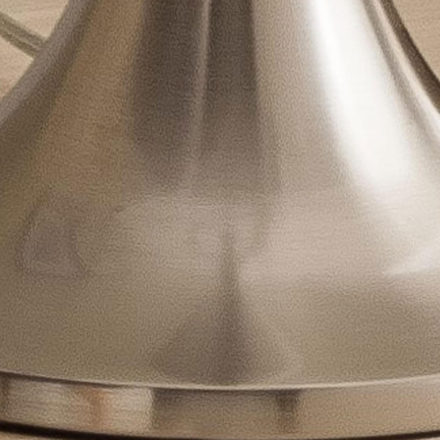 Kings Brand 68" Brushed Nickel With White Fabric Shade Floor Lamp