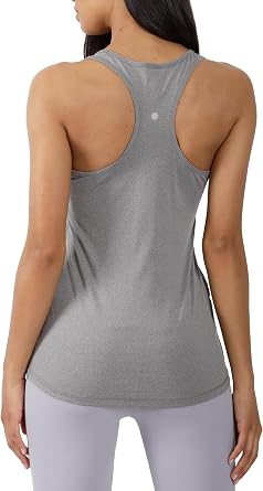 Yogalicious Womens Lightweight Tank Top Soft Racerback Workout Yoga Sleeveless Quick Dry Top