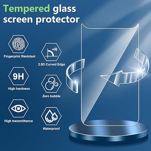 Miniatura 2 de Protector de pantalla trasera para iPhone 17 Air de 6.5 pulgadas con protector de lente de cámara, vidrio templado antiarañazos, dureza 9H,