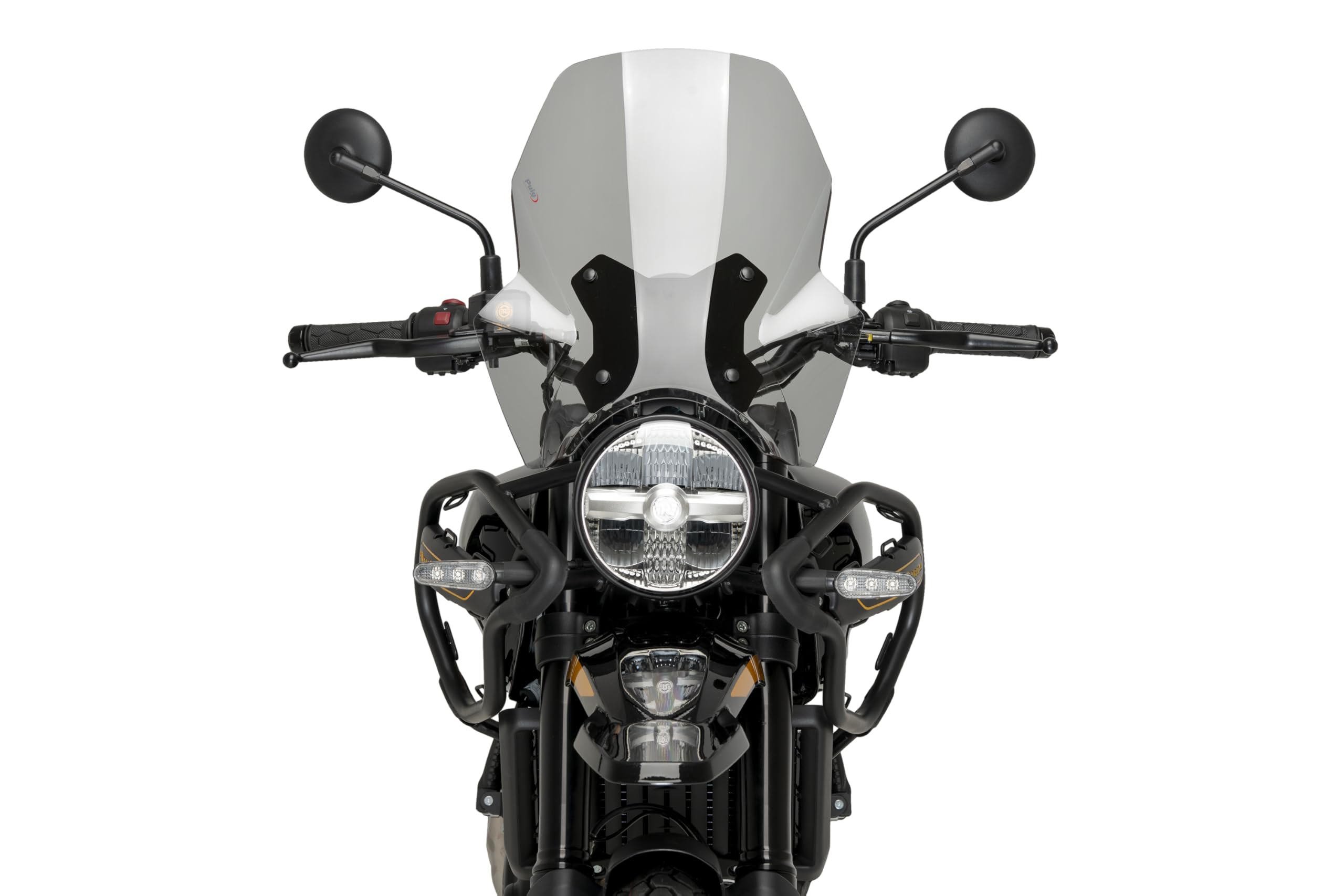 Puig 22113H Regulowana przednia szyba – ochrona aerodynamiczna i innowacyjna konstrukcja dla Royal Enfield Himalayan 450 2024-2025, przydymiona