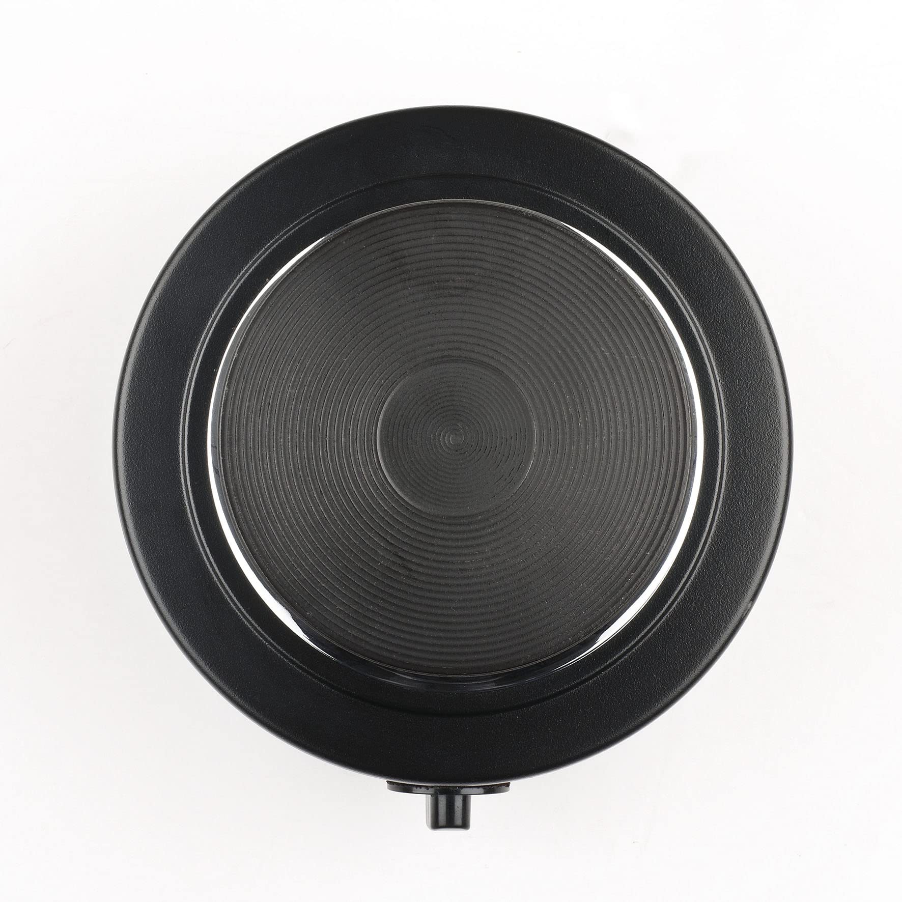 G3 Ferrari G10157 przenośna kuchenka elektryczna, 500 W, regulacja temperatury, płyta żeliwna 11 cm, lampka ostrzegawcza optymalna na kemping, czerwony