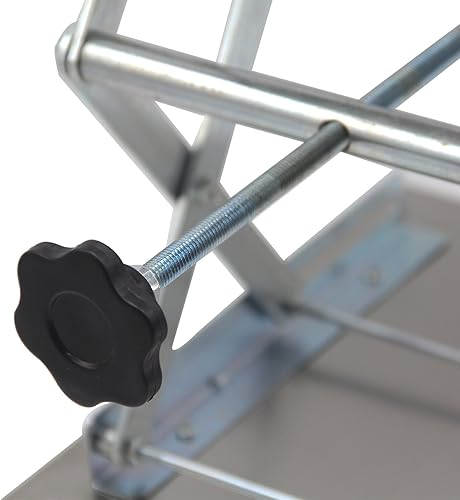 Miniatura 10 de HFS (R) Placa de 6 x 6 pulgadas, altura total de 10 pulgadas, plataforma de soporte de tijera, soporte de carga de laboratorio, 17.6 lbs17.6 libras