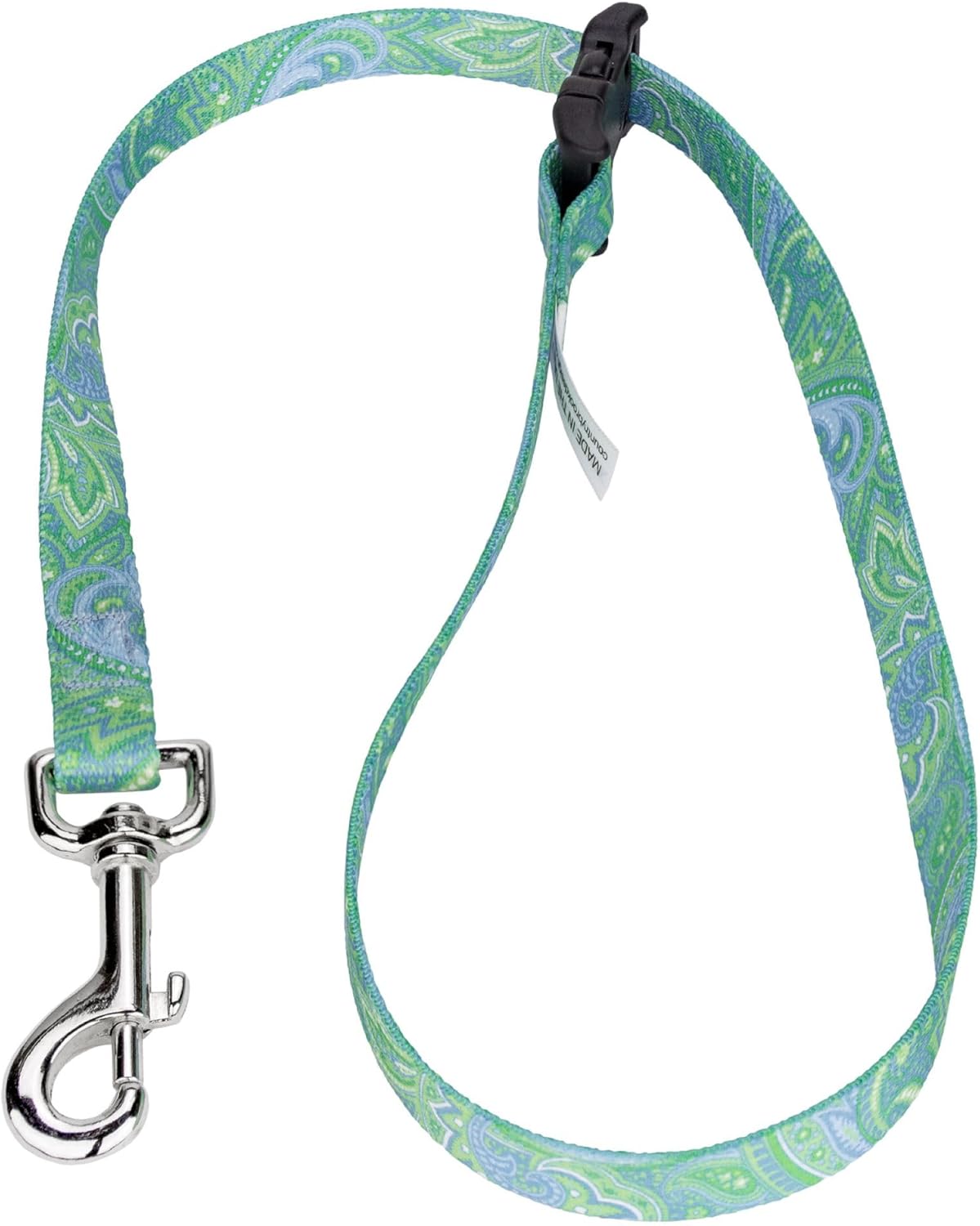 Country Brook Petz 5/8 Inch Green Paisley Grooming Loop
