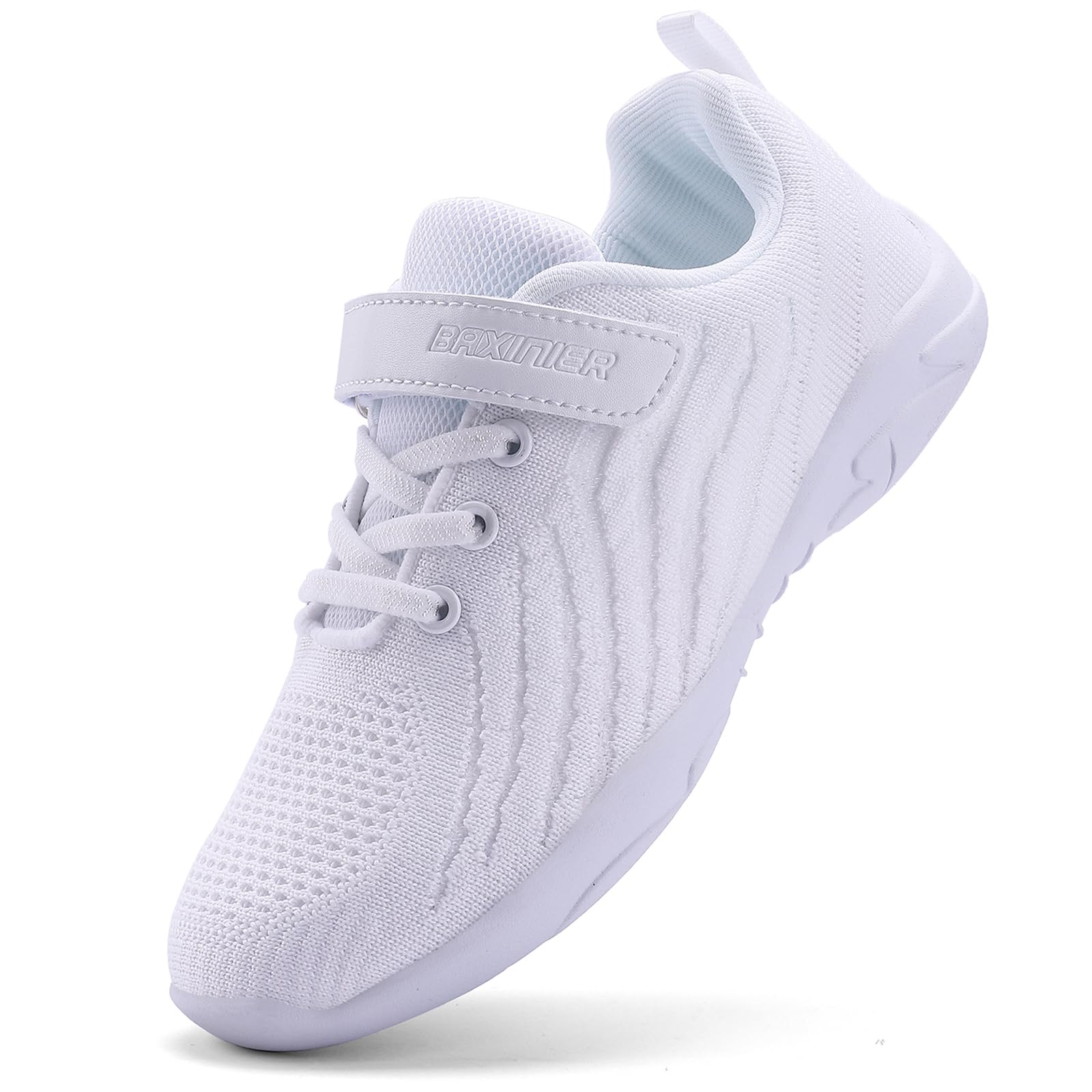 Girls White Cheerleading Shoes Lightweight Competition Tennis Shoes Women Hip Hop Gymnastics Dance Sneakers