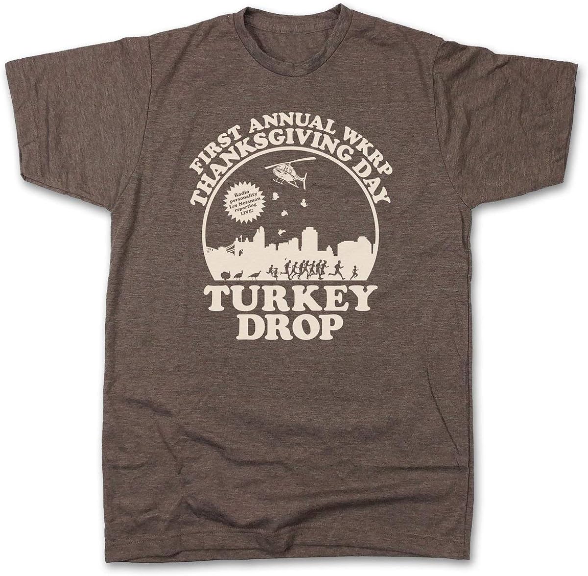 The Original WKRP Turkey Drop TShirt Cincinnati Apparel