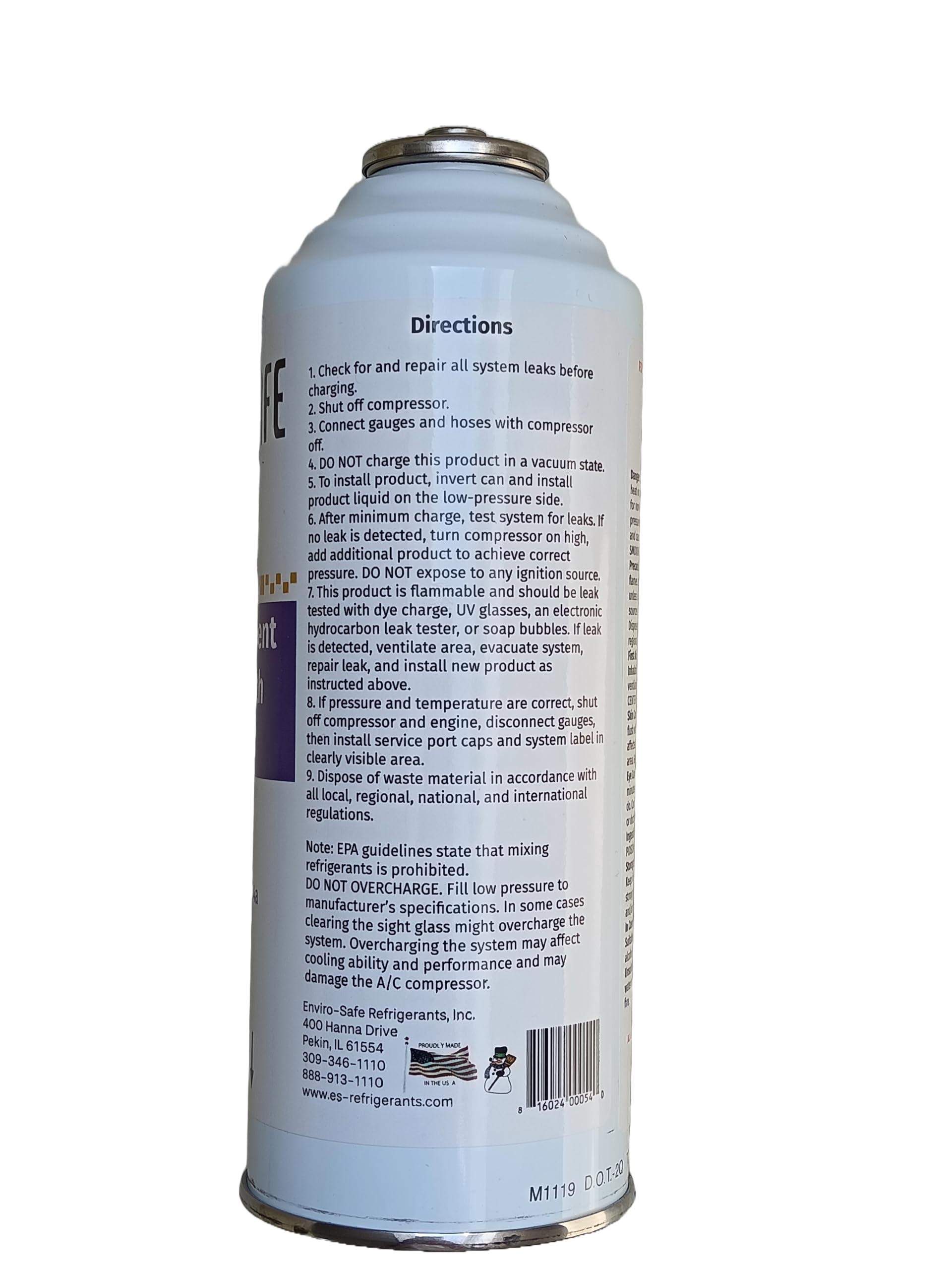 R134a Kältemittel Ersatz für R134a mit klimadichtmittel Leck Stopp Set - Made in USA (134a w/StopLeak - 2er Pack)