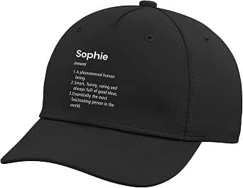 Sophie Name Definition Adjustable Baseball Hat