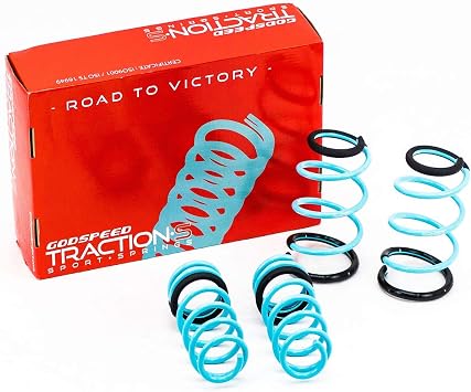 Godspeed LS-TS-MC-0001 Traction-S Performance Lowering Springs For MINI Cooper Hatchback R56 2007-13