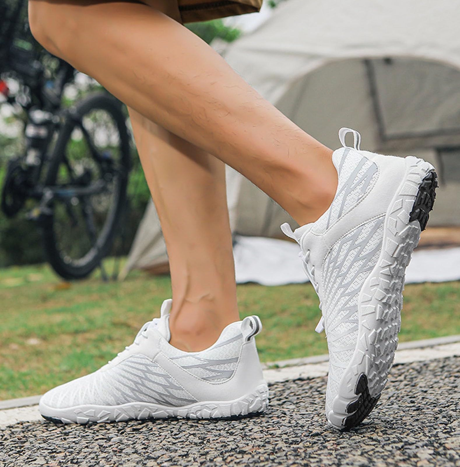 Scarpe Leggere Barefoot da Donna, Arti Marziali da Uomo Antiscivolo Tai Chi Kung Fu per Allenamento, Yoga E Camminata