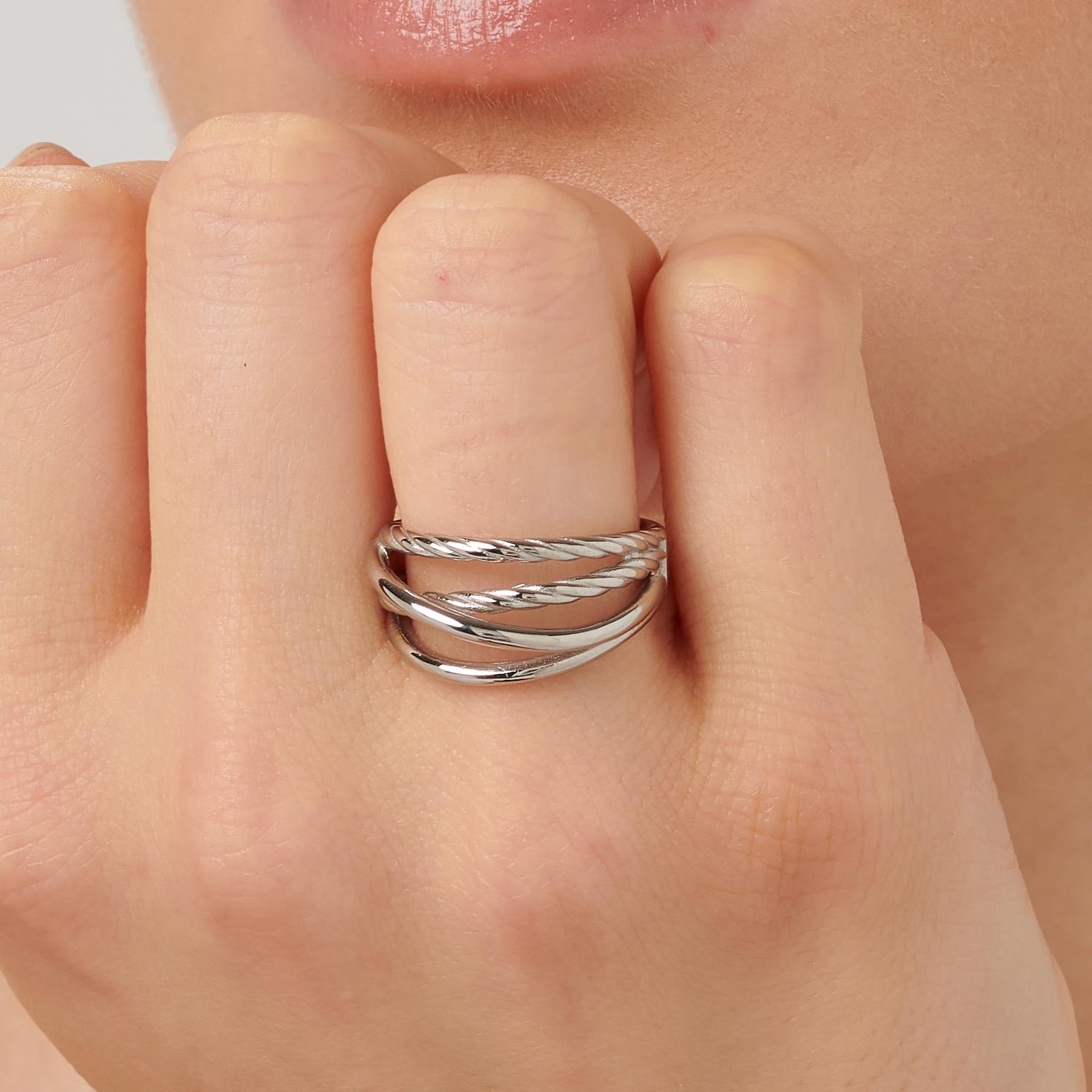 Brosway Anello Donna, Anello a Fascia in Acciaio | Collezione Amy - BAY31