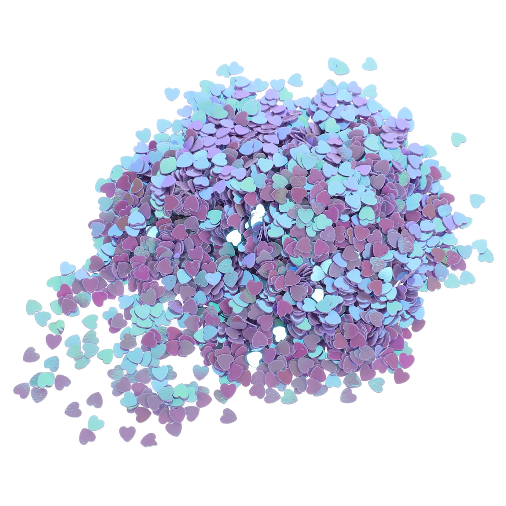 BRIGHTFUFU Heart Nail Art Stickers 4mm Nail Sequins Heart Decor Manicure Sequins Makeup Bling