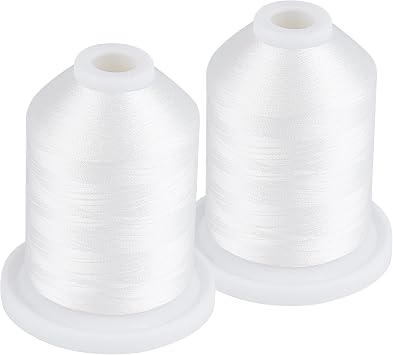 60WT Filament Polyester Bobbin Thread for Quilting 1500M White