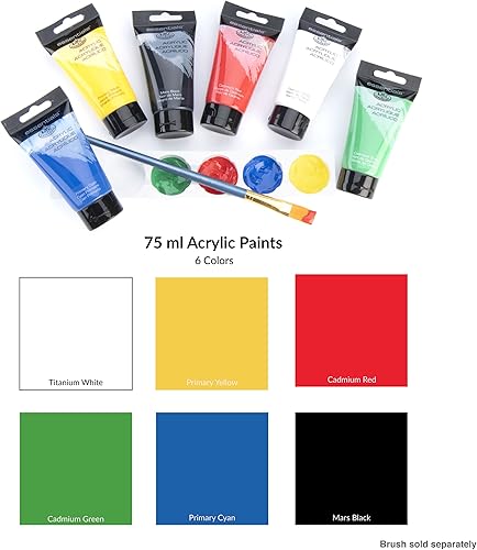 Miniatura 4 de Royal & Langnickel Pintura de tubo de artista, 2.5 fl oz, paquete de 6