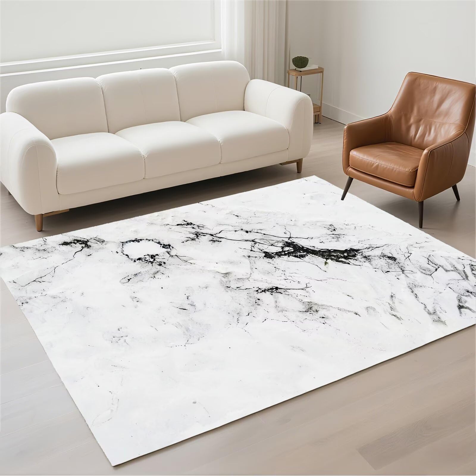 Tapis de salon imperméable et antidérapant lavable 50x80