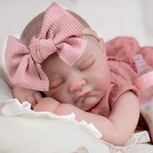 Miniatura 2 de UOFTKIZ Muñecas de bebé Reborn realistas, muñeca realista de 20 pulgadas, muñecas de bebé de la vida real con cuerpo de tela y accesorios de