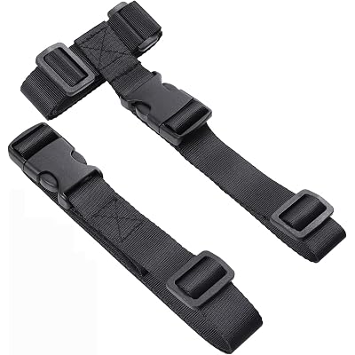 Vigorport Luggage Straps, Luggage Connector Straps for Suitcases Add A Bag and Connect Your 2 Suitcases Together Adjustable Attachment Accessories Belts (1'' Width S Size)