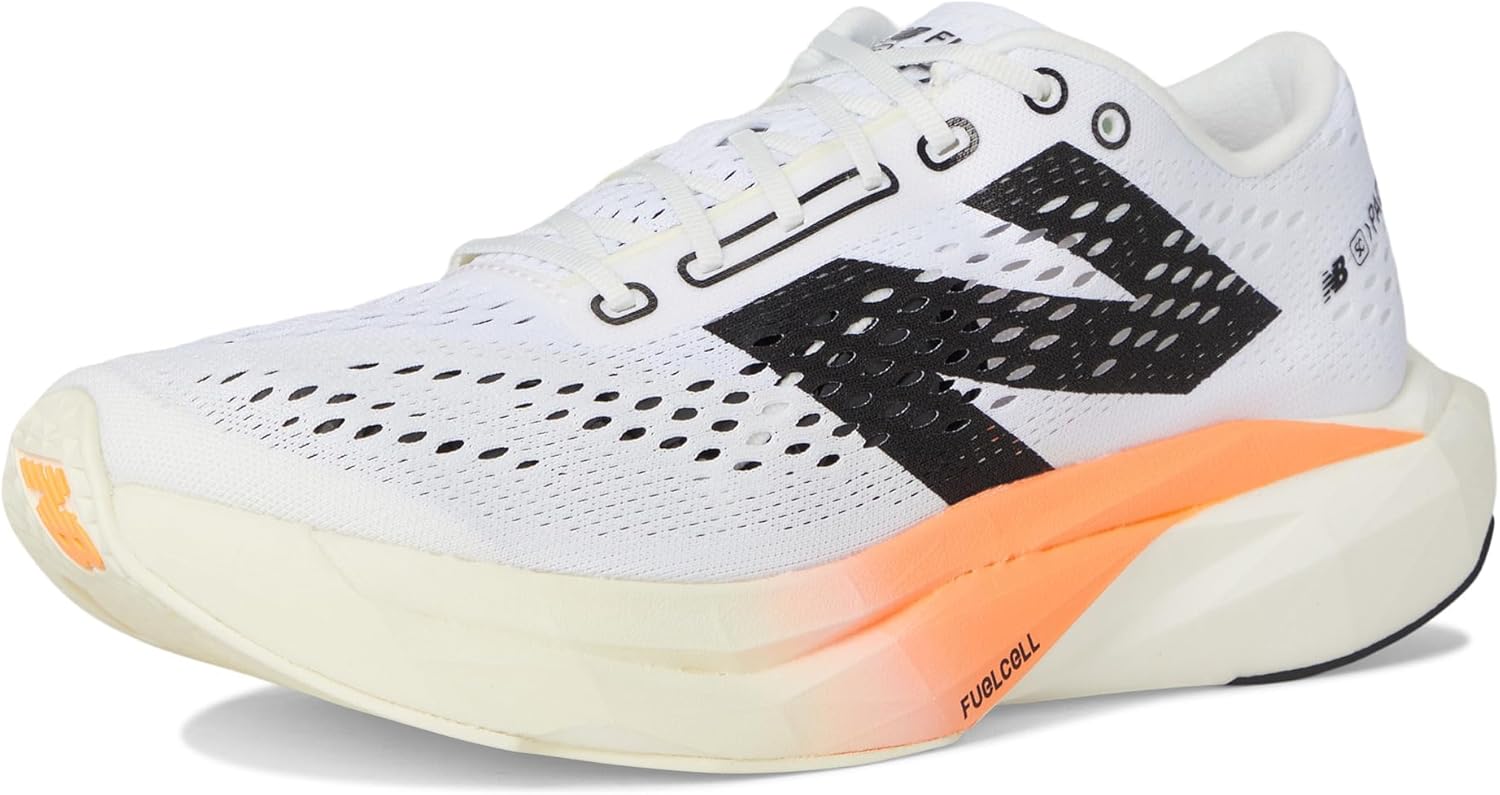 New Balance Men's FuelCell Supercomp Pacer V2 Sneaker 14 Hot Mango/Angora/White image 7 of 7 B0D3VGNZKN