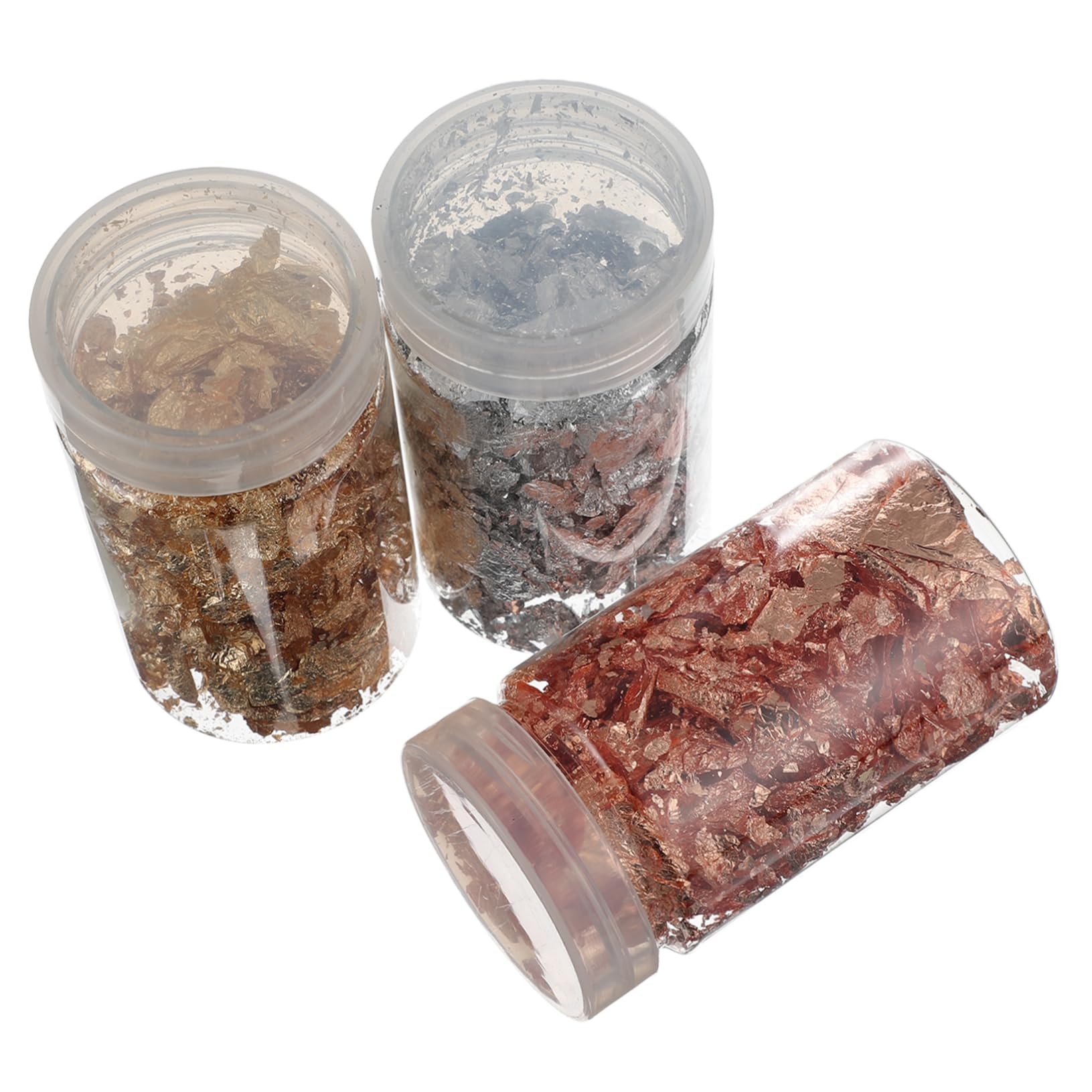 Didiseaon 3 Gold Foil Flakes Decorations Sequin Nail Glitter Nail Art Sequins Nail Art Foil Nail Foil Nail Sequins Manicure Accessories Nail Decoration Imitation